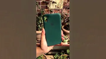 Dark Green Silicone Case for Apple Iphone X:Xs